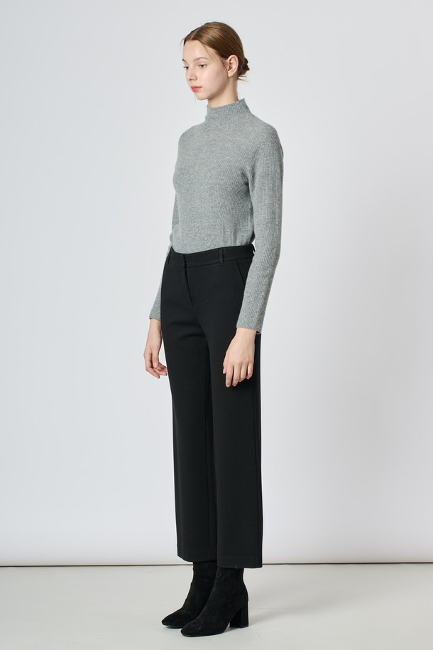 BCBG - 롱/미디팬츠 - [24WT] 윈터 스트레이트 팬츠 - BLACK B4W9P37199