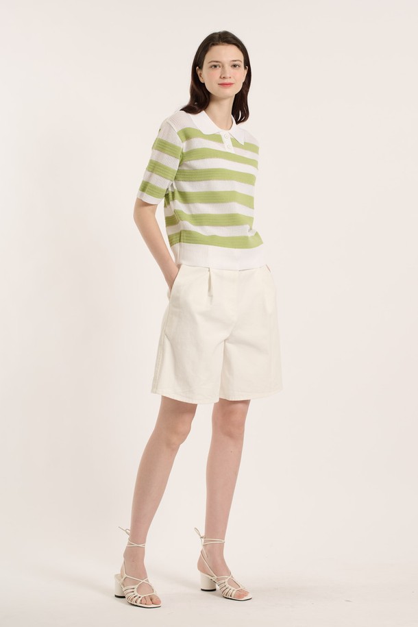BCBG - 스웨터 - [25SM] 티에리 단가라 풀오버 - MINT B5B4K48238