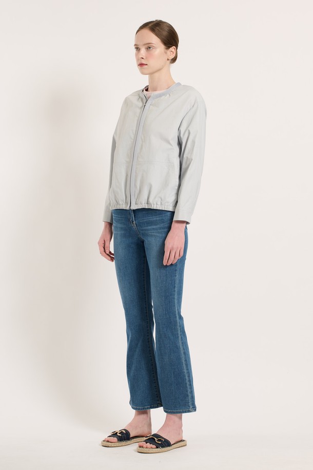 BCBG - 점퍼 - [25SU] 베이직 라인 점퍼 - SKY BLUE B5M3R17152