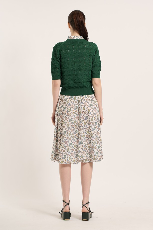 BCBG - 가디건 - [25SM] 카밀라 가디건 - GREEN B5B4K11242
