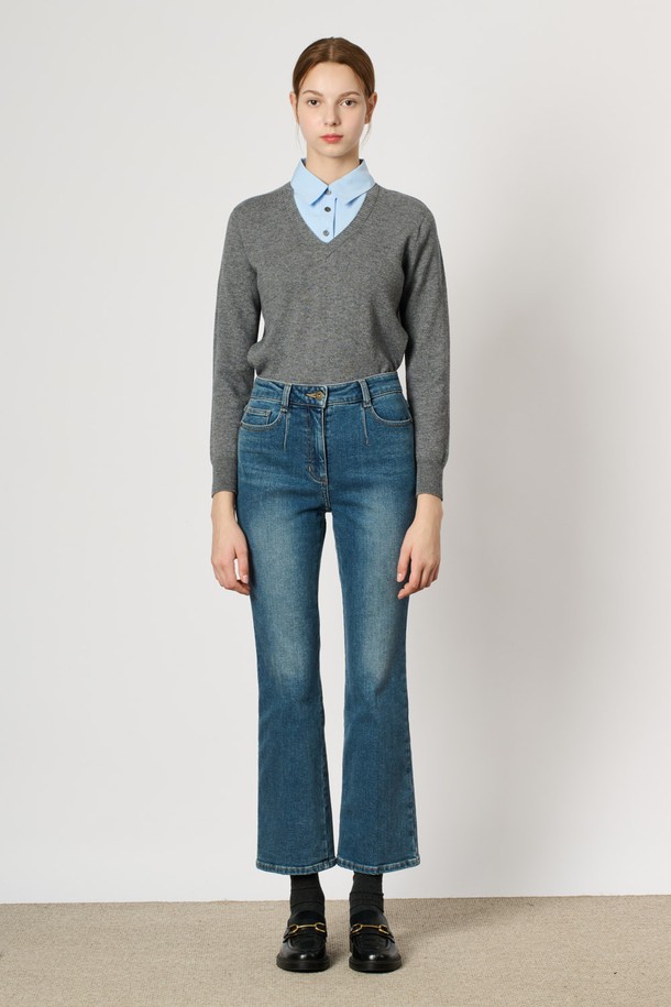 BCBG - 데님 - [24WT] 부츠컷 기모 데님 - SKY BLUE B4W9P35552