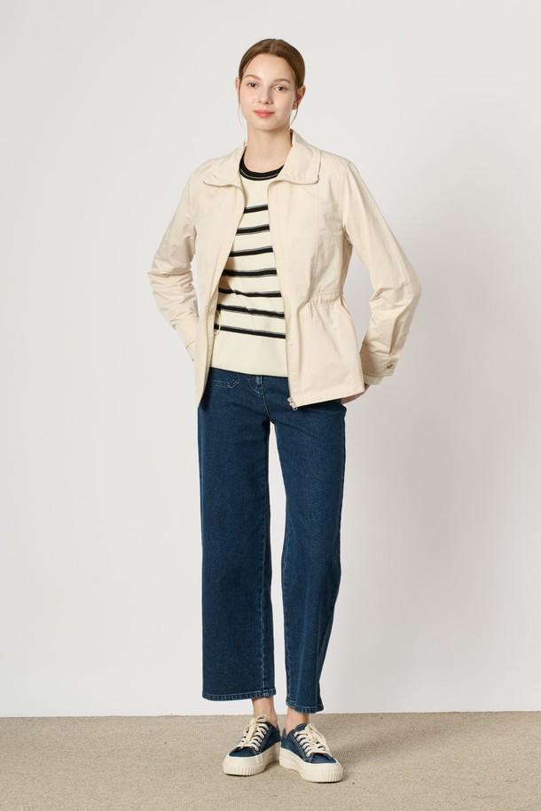 BCBG - 점퍼 - [24WT] 스트링 점퍼 - CREAM B4W9R12014