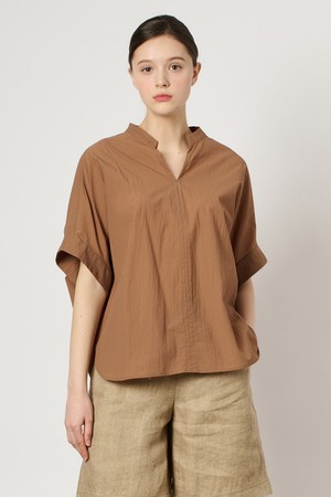 [24SU]오버사이즈 솔리드 탑 - Brown B4M5B45074