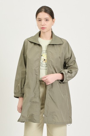 [25SP] 니트카라 바람막이 점퍼 - LIGHT KHAKI B5S2G18081