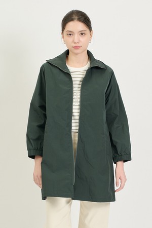 [25SP] 니트카라 바람막이 점퍼 - DARK GREEN B5S2G18043