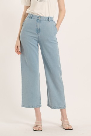 [25SU] 텐셀 와이드 데님 팬츠 - LIGHT BLUE B5B4P35751