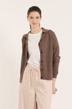 [25SM] 카라넥 가디건 - DARK BROWN B5B4K10875