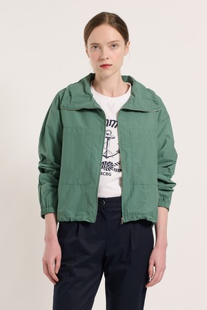 [25SU] 하이넥 카라 점퍼 - GREEN B5M4R18042