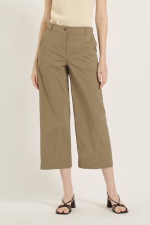 [25SU] 타소재 와이드 팬츠 - DARK BEIGE B5B3G39173