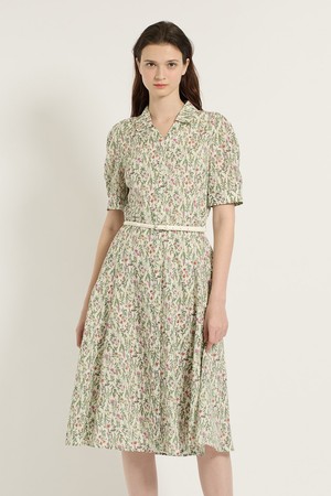 [25SU] 플라워 엠보 원피스 - IVORY B5B4O62613