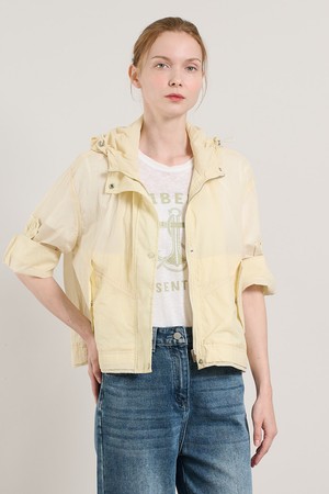 [25SU] 드로우 스트링 후드 점퍼 - IVORY A5M3G17213