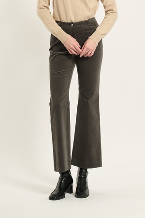 [24WT] 코듀로이 부츠컷 팬츠 - DARK GRAY B4D9P30217