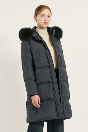 [24WT] 이중 스탠드 카라 다운 - DARK GREEN B4DAF82743