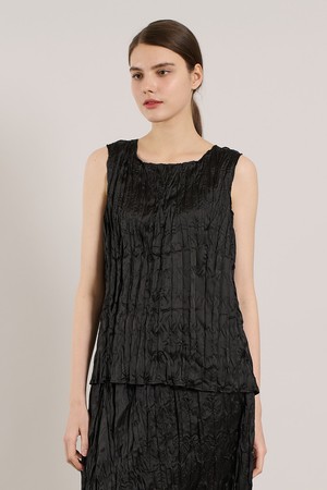 [25SU] 링클 블라우스 - BLACK A5M4G48199