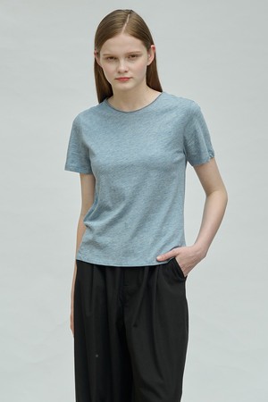 [25SU] 텐셀 져지 라운드 넥 져지 - LIGHT BLUE A5M4I49051