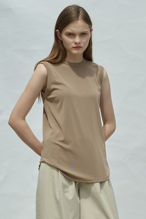 [25SU] 모달 나시 져지 - DARK BEIGE A5M4I49173