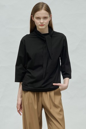 [25SU] 타이 져지 풀오버 - CHARCOAL GRAY A5M4I49698