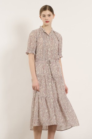 [25SU] 에스닉 프릴 캉캉 원피스 - CREAM B5M5O63814