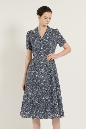 [25SU] A라인 원피스  - NAVY B5B3O60855