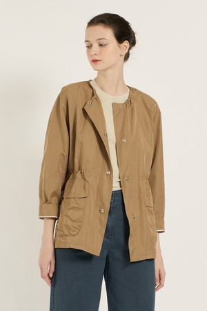 [25SU] 칼라리스 스트링 점퍼 - DARK BEIGE B5B3R15673