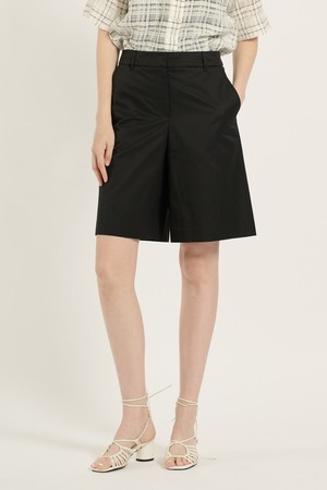 [25SU] 솔리드 5부 팬츠 - BLACK B5B4P32299