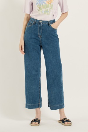 [25SU] 와이드핏 롱팬츠 - M BLUE B5B4P35353