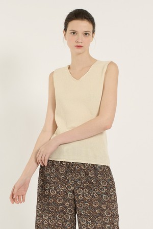 [25SU] 홀가먼트 슬리브리스 - CREAM B5B5K32614