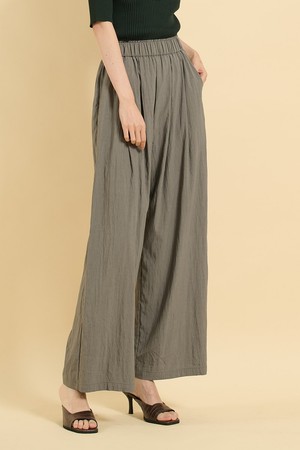 [25SU] 밴딩 턱 주름 팬츠 - DARK GRAY B5M5G39517