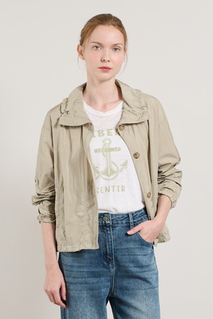 [25SU] 윙카라 드로우스트링 점퍼 - LIGHT BEIGE A5M3R15071