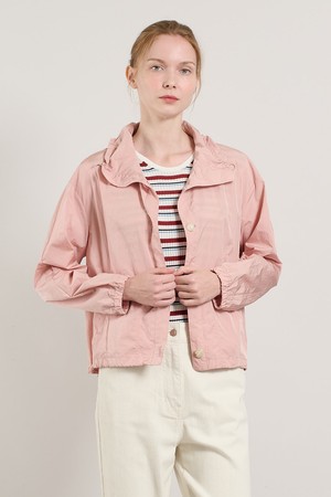 [25SU] 윙카라 드로우스트링 점퍼 - LIGHT PINK A5M3R15021