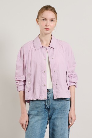 [25SU] 스텐카라 홑겹 크롭 점퍼  - LAVENDER A5M3R15384