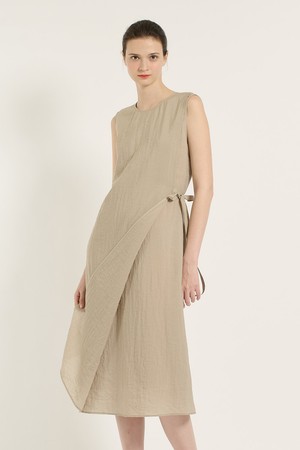 [25SU] 랩 원피스 - M BEIGE B5B6O65172