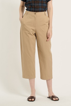 [25SU] 뒷밴딩 베기 팬츠 - M BEIGE B5C7P30672