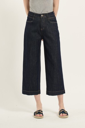 [25SU] 와이드 데님 팬츠 - INDIGO B5B6P36360