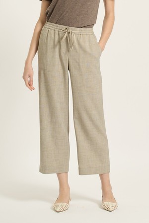 [25FA] 스트링 스트레이트 팬츠 - M BEIGE B5F7P38172