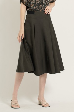 [25SU] 밴딩 훌 스커트 - DARK GRAY B5C7S20317