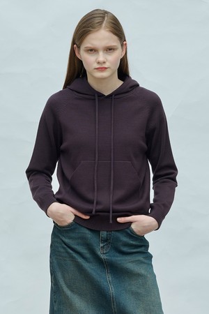 [25FA] 후드 풀오버 - DARK BROWN A5F8I49175