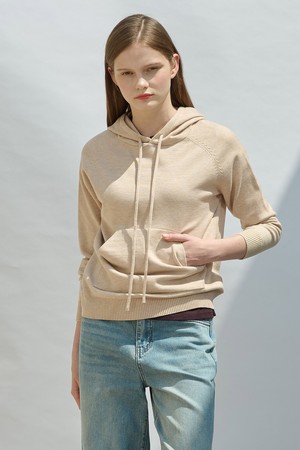 [25FA] 후드 풀오버 - M BEIGE A5F8I49172