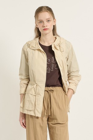 [25FA] 사파리 후드 점퍼 - LIGHT BEIGE B5C8R16171