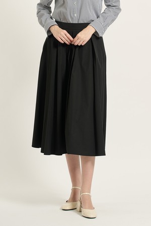 [25FA] 플레어 스커트 - BLACK B5C8S22399