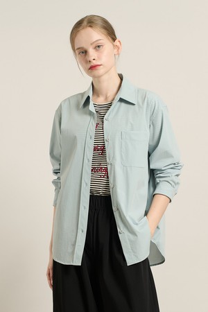 [25FA] 베이직 세트 블라우스 - LIGHT BLUE A5F8B42251