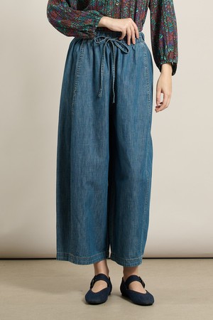 [25FA] 코쿤데님팬츠 - M BLUE A5F8P35853