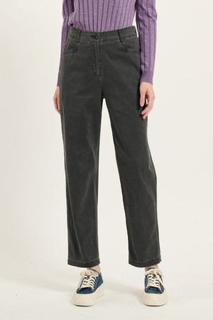 [25FA] 뒷밴딩 배기 팬츠 - M GRAY B5C8G38116