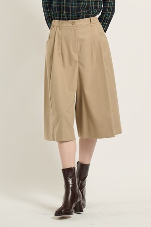 [25WT] 미디기장 와이드팬츠 - M BEIGE B5D9P31372