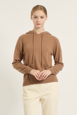 [25WT] 캐시울 후드 풀오버 - CAMEL B5D9K40280