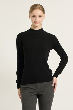 [25WT] 반하이넥 니트 - BLACK B5D9K47999