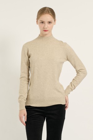 [25WT] 반하이넥 니트 - LIGHT BEIGE B5D9K47971