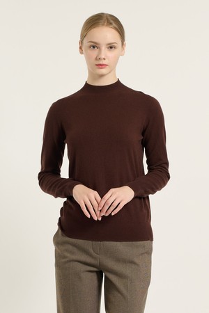 [25WT] 반하이넥 니트 - BROWN B5D9K47974