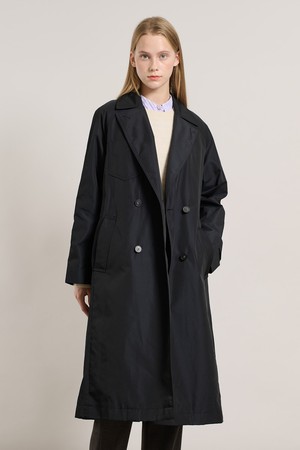 [25WT] 퀼팅 내피 탈부착형 트렌치 - DARK NAVY A5W9N70156