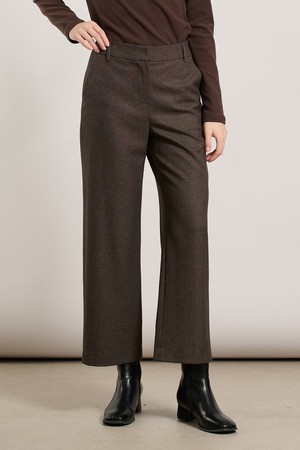 [25WT] 윈터 스트레이트핏 팬츠 - DARK BROWN A5W9P30875